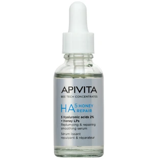 Сыворотка для лица Apivita Bee Tech Concentrates HA5 Honey Repair, восстанавливающая, для упругости и разглаживания кожи, 30 мл