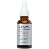 Сироватка для обличчя Apivita Bee Tech Concentrates C15 Propolis Correct антиоксидантна, проти зморшок, для сяйва шкіри, 30 мл