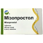 Мизопростол 200 мкг таблетки, №4: цены и характеристики
