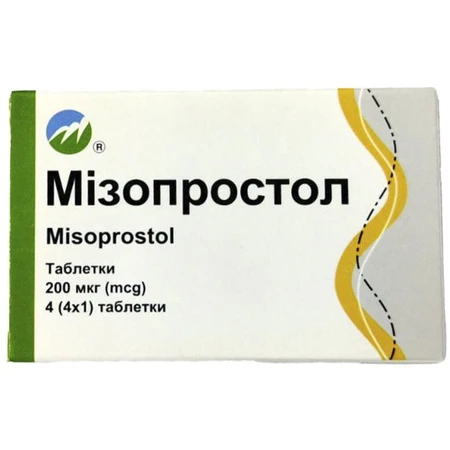 Мизопростол 200 мкг таблетки, №4: цены и характеристики