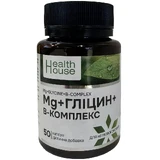 Магній + Гліцин + B-комплекс Health House капсули №50