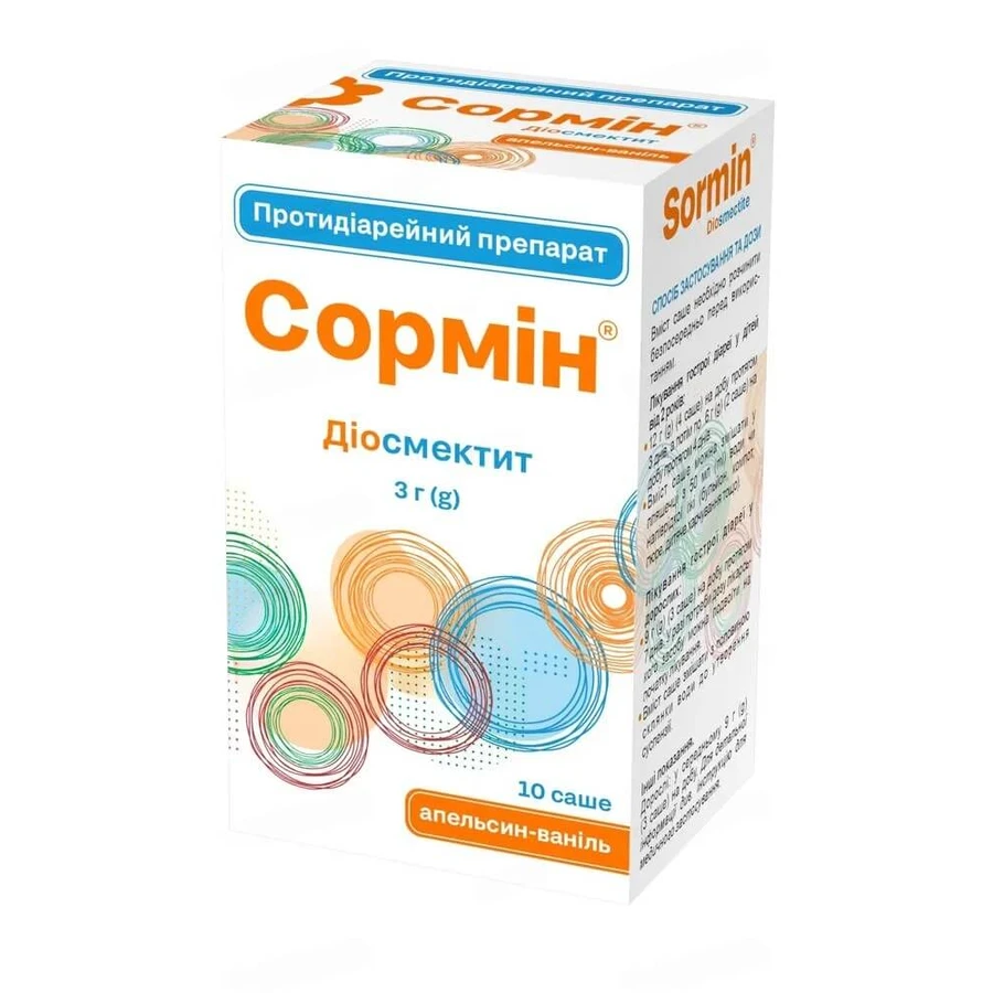 Сормін порошок д/ор. сусп. 3 г по 3.72 г №10 у саше: ціни та характеристики