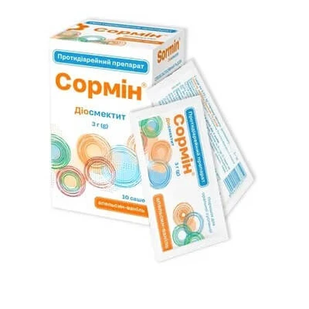 Сормін порошок д/ор. сусп. 3 г по 3.72 г №10 у саше: ціни та характеристики