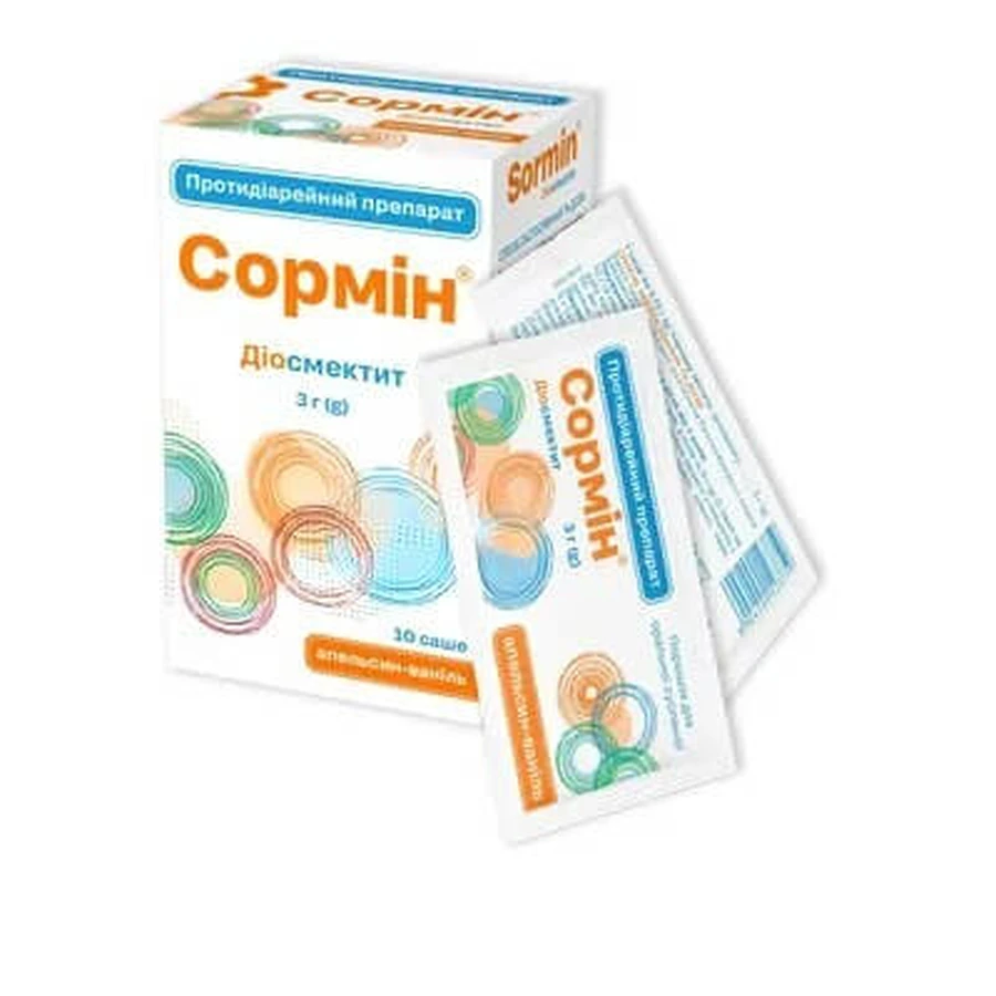 Сормін порошок д/ор. сусп. 3 г по 3.72 г №10 у саше: ціни та характеристики