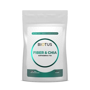 Клітковина та Чіа, Fiber&Chia, Biotus, 135 г