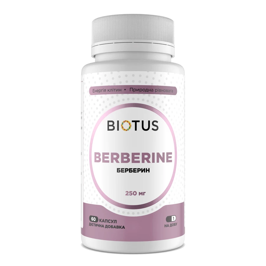 Берберин, Berberine, Biotus, 60 капсул: цены и характеристики