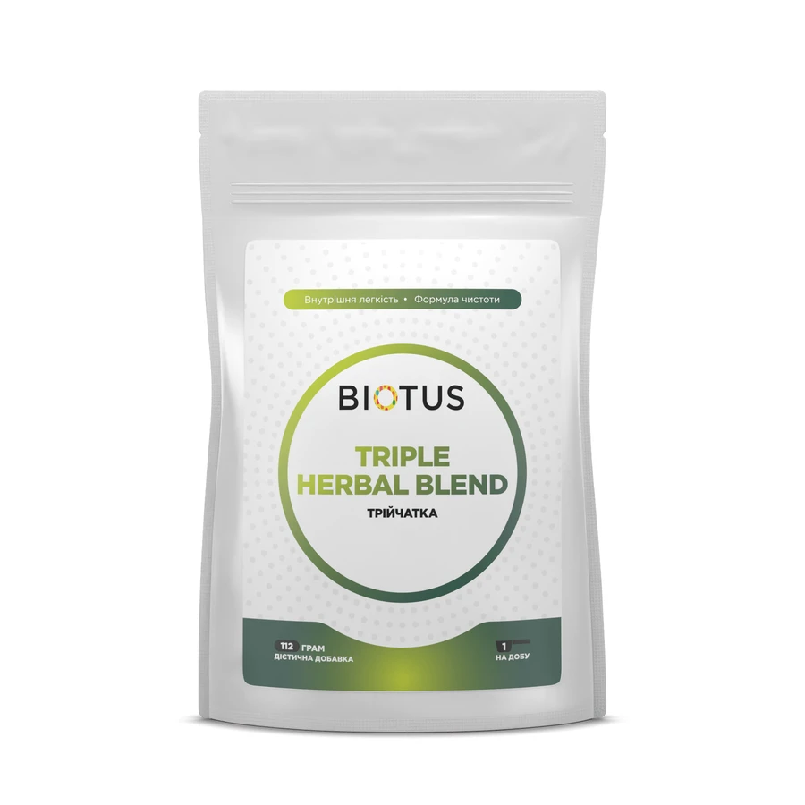 Тройчатка, Triple Herbal Blend, Biotus, 112 г: цены и характеристики