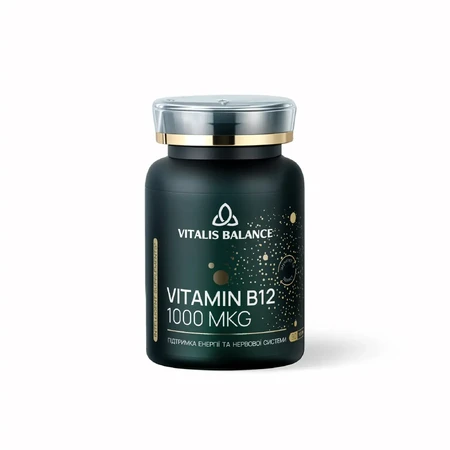 Витамин В12 Vitalis Balance Vitamin B12 1000 мкг, 90 таблеток: цены и характеристики
