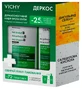 Дерматологический набор Vichy Dercos Anti-Dandruff против перхоти для нормальных и жирных волос: Шампунь, 390 мл + Рефил, 390 мл