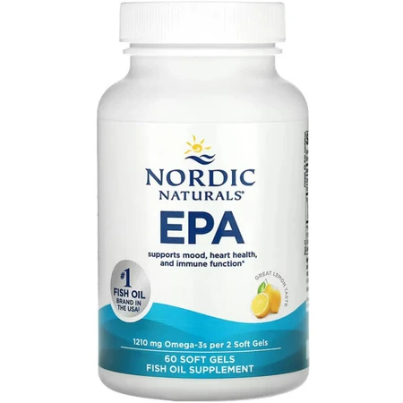ЭПК (эйкозапентаеновая кислота) Nordic Naturals EPA, 60 гелевых капсул: цены и характеристики
