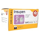 Голки для інсулінових шприц-ручок Insupen 0,25 мм (31G) x 5 мм, 100 шт.