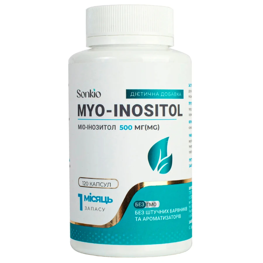Мио-Инозитол Sonkio Myo-Inositol, 120 капсул: цены и характеристики