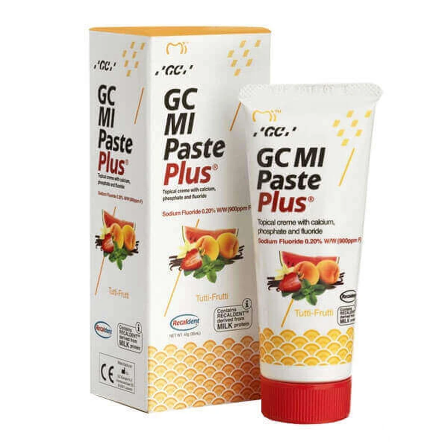Крем для зубов GC MI Paste Plus для реминерализации Тутти-Фрутти, 35 мл: цены и характеристики