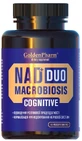 NAD+ (Никотинамид рибозид) Дуо Golden Pharm NAD+ Duo Macrobiosis and Cognitive капсулы, №60