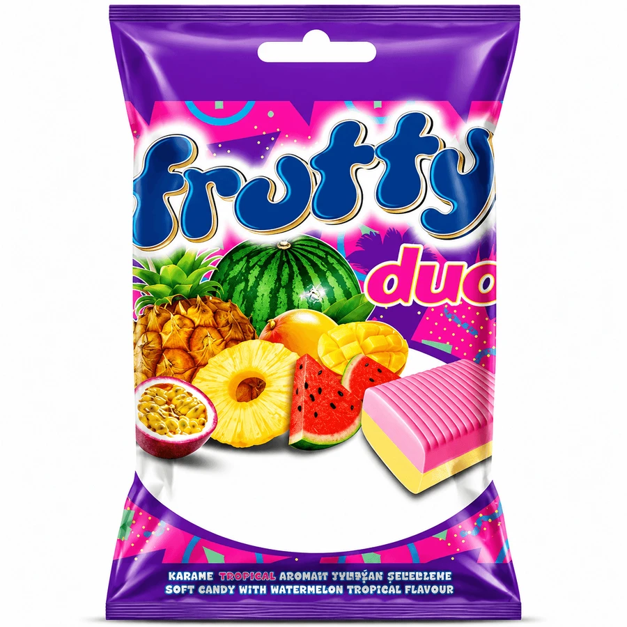 Конфеты Tayas Frutty Duo со вкусом Арбуз-тропик 1 кг: цены и характеристики