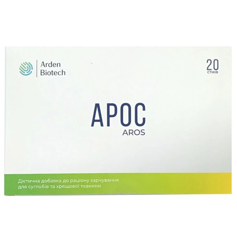 Арос Arden Biotech порошок оральный стик, №20: цены и характеристики
