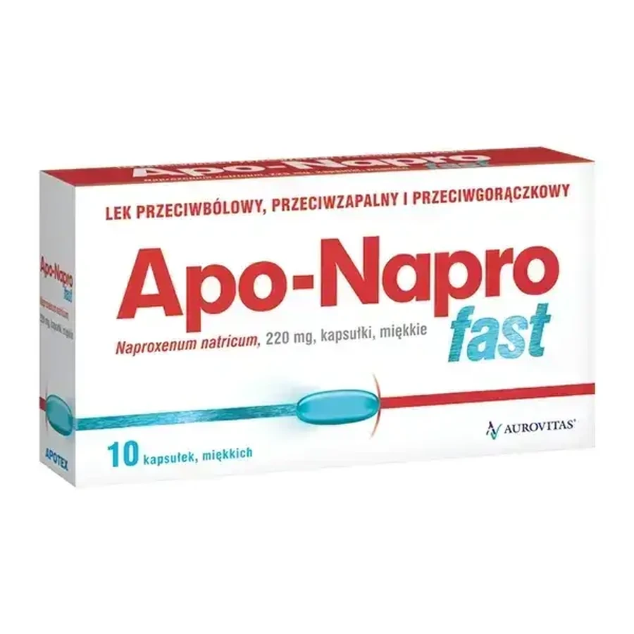Apo-Napro Fast, 220 мг, мягкие капсулы, 10 шт.: цены и характеристики