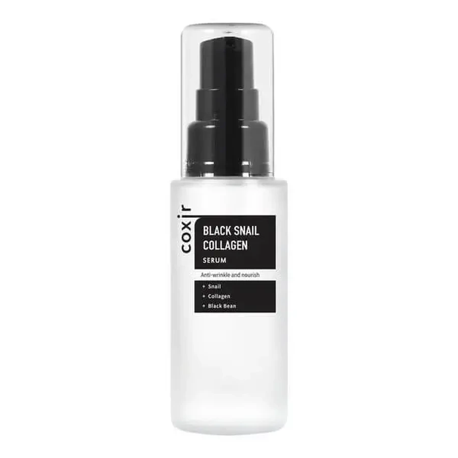 Coxir Black Snail Collagen Serum, омолоджуюча сироватка, 50 мл: ціни та характеристики