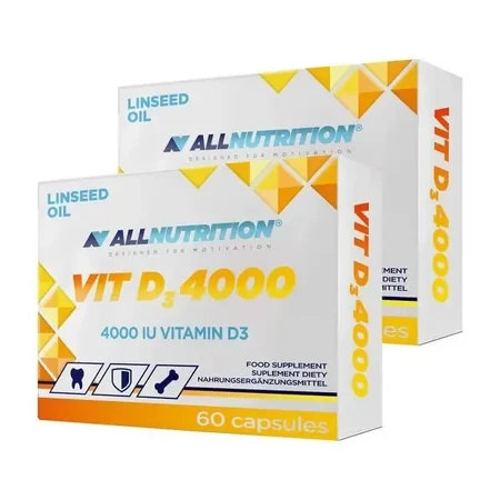 Набор из 2 упаковок Allnutrition Vit D3 4000, капсулы, 60 шт.: цены и характеристики