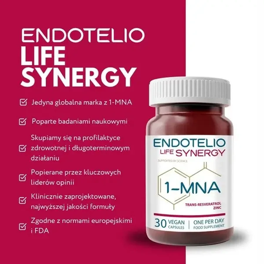 Endotelio Life Synergy, капсули, 30 шт.: ціни та характеристики