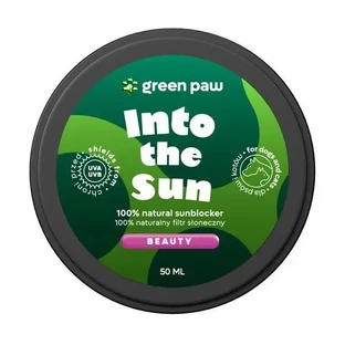 Green Paw Into The Sun, мазь для носа и кожи с натуральным солнцезащитным фильтром для собак и кошек, 50 мл