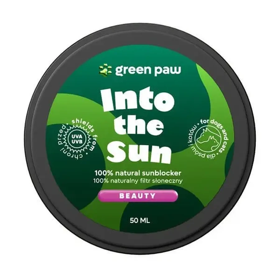 Green Paw Into The Sun, мазь для носа и кожи с натуральным солнцезащитным фильтром для собак и кошек, 50 мл: цены и характеристики