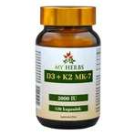 My Herbs D3+K2 MK7, капсули, 120 шт.: ціни та характеристики