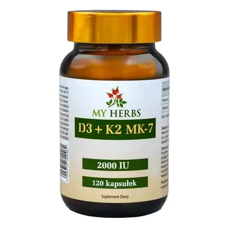 My Herbs D3+K2 MK7, капсули, 120 шт.: ціни та характеристики