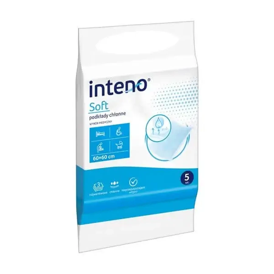 Inteno Soft, впитывающие подложки, 60 см × 60 см, 5 шт.: цены и характеристики