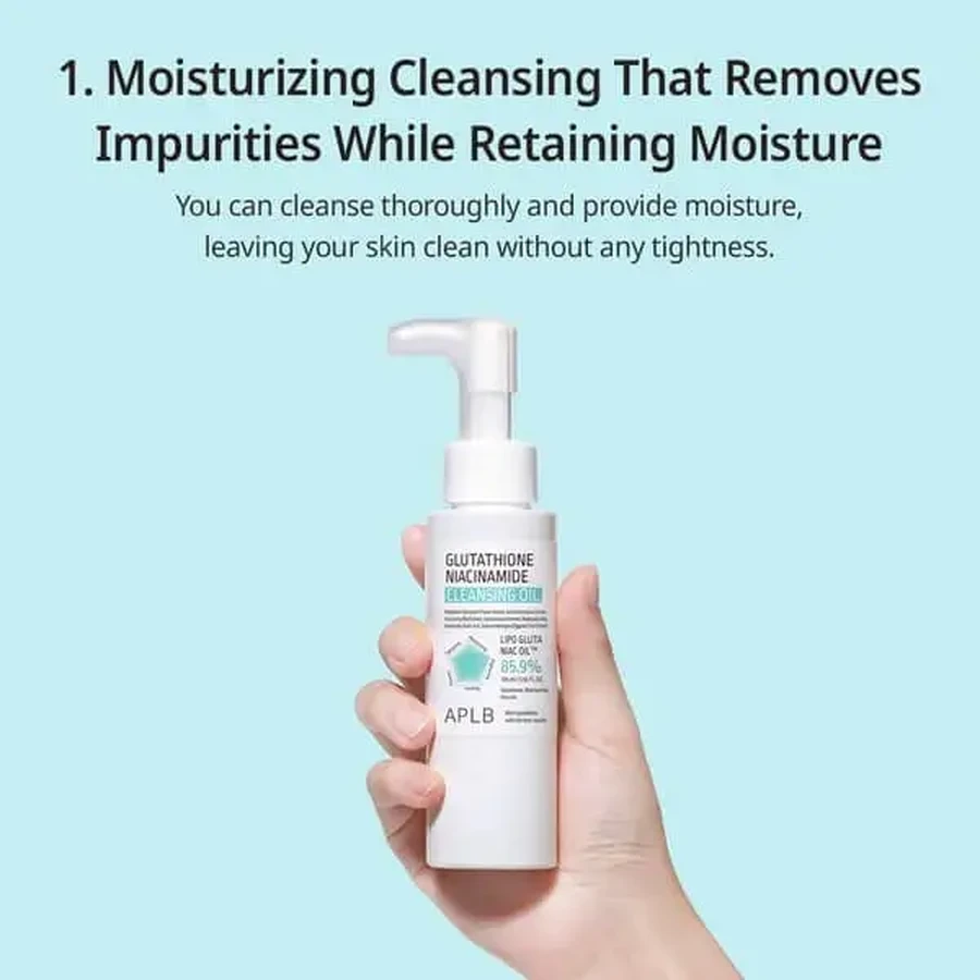 APLB Glutathione Niacinamide Cleansing Oil, олія для вмивання обличчя, 105 мл: ціни та характеристики