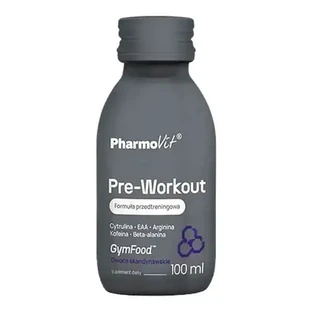 Pharmovit GymFood Pre-Workout, жидкость, вкус «скандинавские фрукты», 100 мл