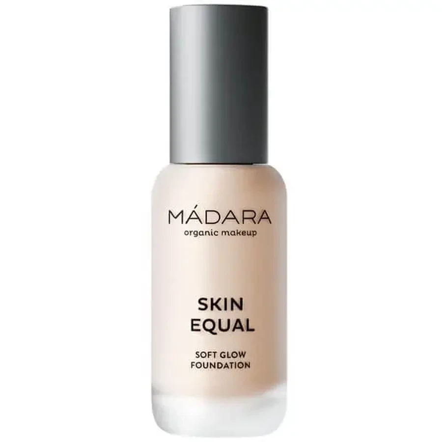 Madara Skin Equal, Soft Glow Foundation SPF15, тональный крем, оттенок Porcelain 10, 30 мл: цены и характеристики