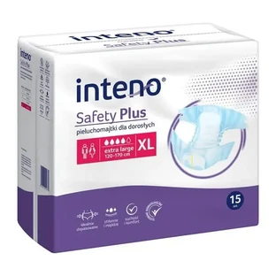 Inteno Safety Plus, подгузники для взрослых, размер XL, 15 шт.