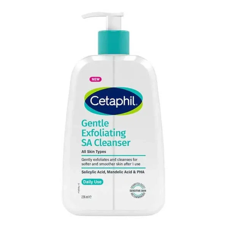 Cetaphil Gentle Exfoliating SA, мягкий отшелушивающий гель для умывания лица и тела, 236 мл: цены и характеристики