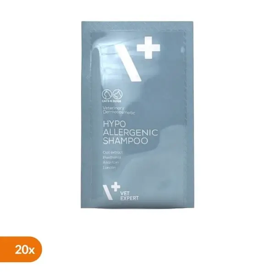 Vet Expert Hypoallergenic Shampoo, гипоаллергенный шампунь для собак и кошек, саше, 15 мл, 20 шт.: цены и характеристики