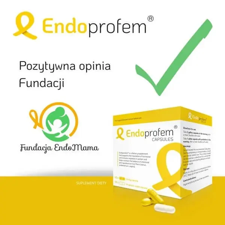 Endoprofem Capsules, капсулы, 60 шт. + 30 шт.: цены и характеристики