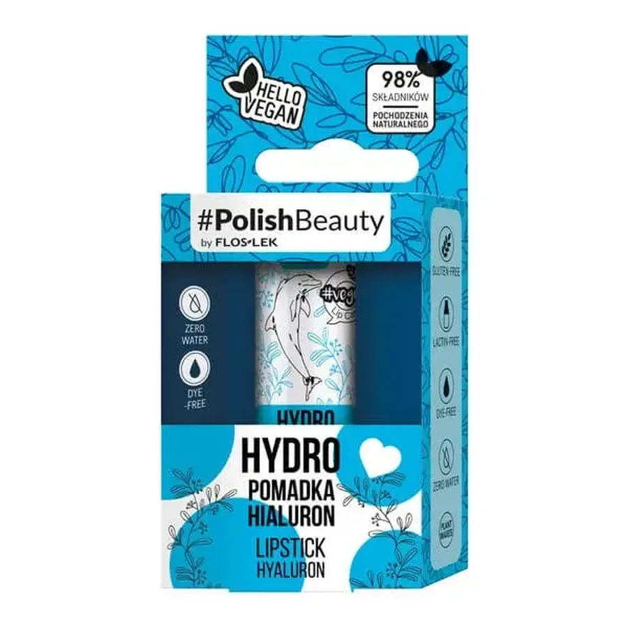 Flos-Lek Vege Lip Care Hydro, гіалуронова помада, 1 шт.: ціни та характеристики