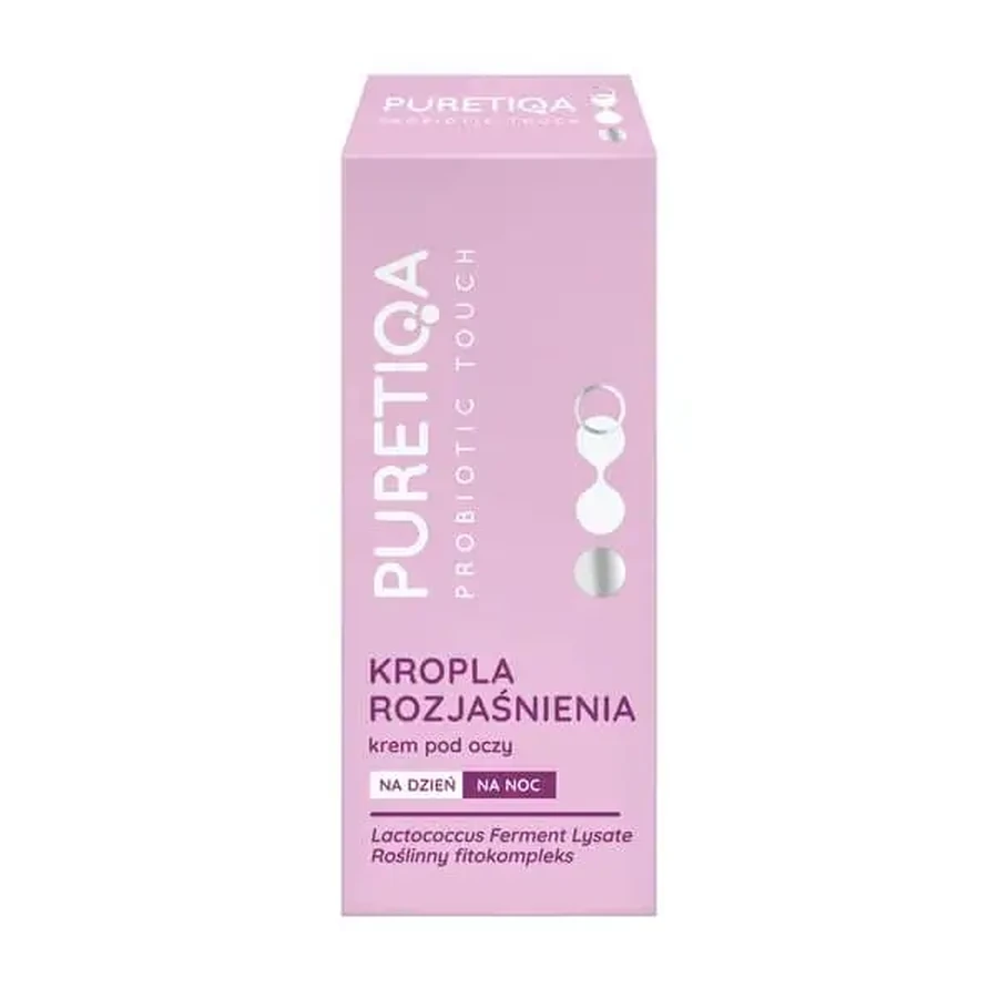 Puretiqa Probiotic Touch «Капля для осветления», крем для кожи вокруг глаз, 15 мл: цены и характеристики