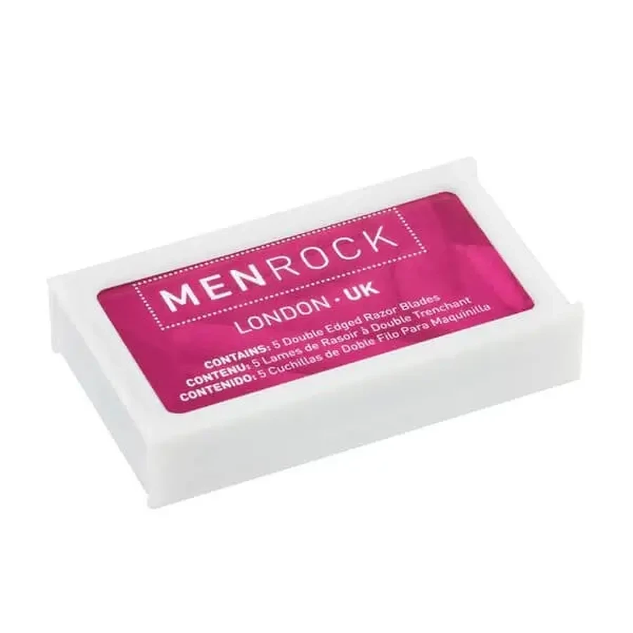 Men Rock Double Edged Razor Blades, лезвия для бритвы с двойным лезвием, 5 шт.: цены и характеристики