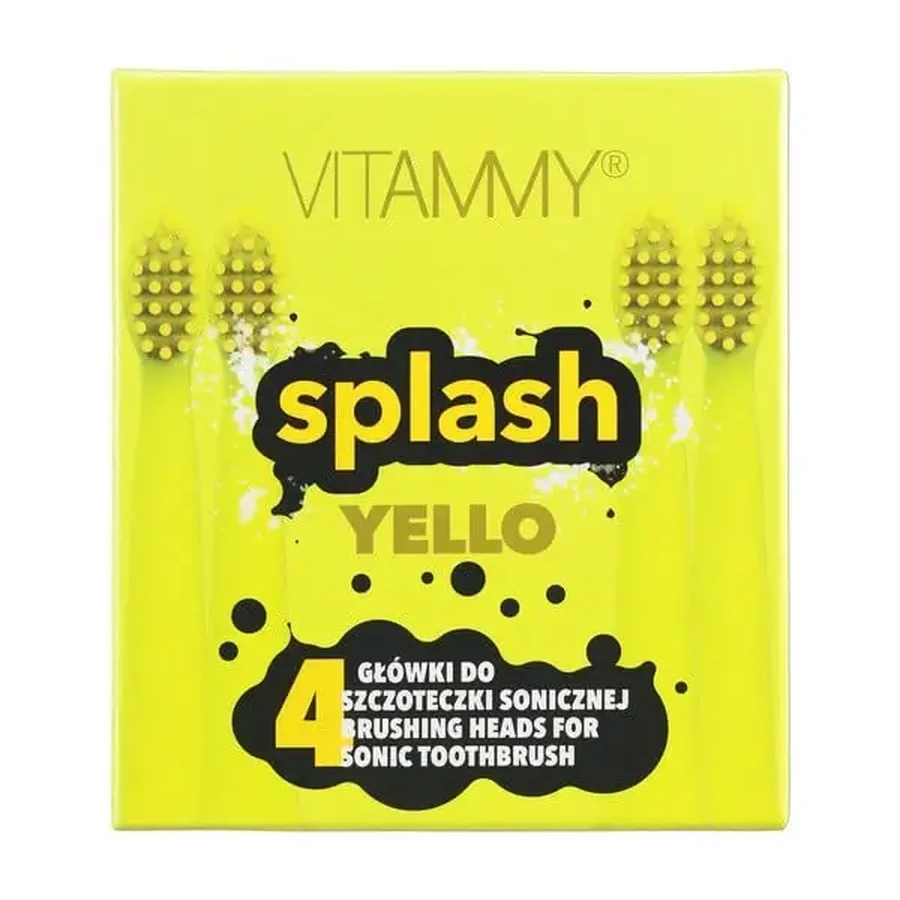 VITAMMY splash yello Насадки для звуковой зубной щетки: цены и характеристики