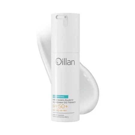 Oillan Hydrating, зволожуючий крем для обличчя SPF50+ для сухої та чутливої шкіри, 50 мл: ціни та характеристики