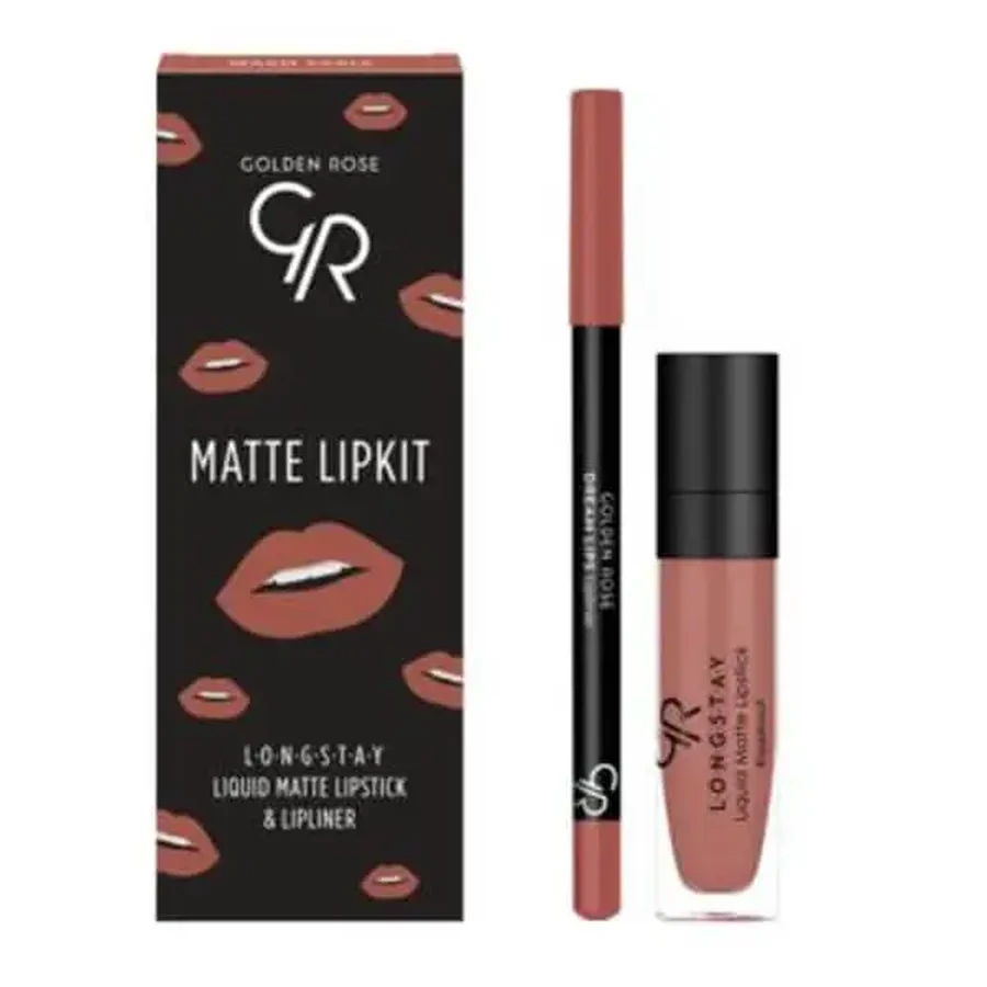 Golden Rose Matte Lipkit, набор для макияжа губ, цвет «sable», 7,6 г: цены и характеристики