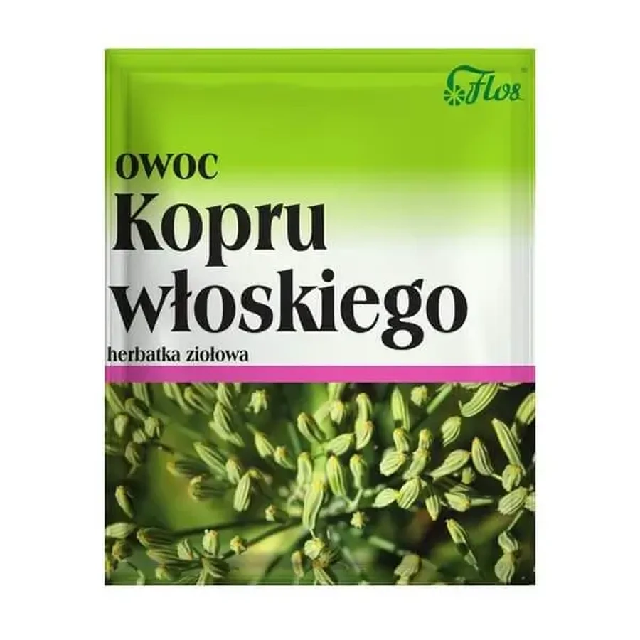 Flos, Плоди італійського фенхелю, трав’яний чай, 50 г: ціни та характеристики