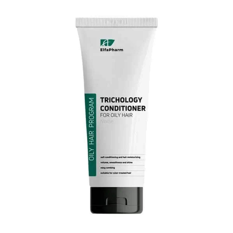 ElfaPharm Oily Hair, трихологічний кондиціонер з кропивою для жирного волосся, 200 мл: ціни та характеристики