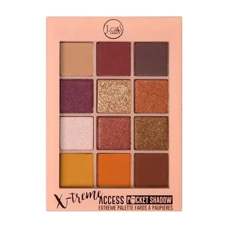 J.Cat Beauty X-Treme Access Pocket Shadow Palette 102, компактная палетка из 12 теней, 10 г: цены и характеристики