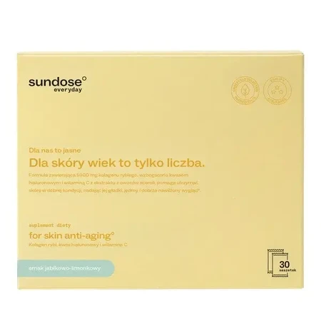 Sundose Everyday For Skin Anti-Aging, пакетики с порошком, вкус яблоко-лайм, 30 шт.: цены и характеристики