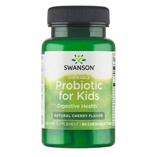 Swanson Probiotic for Kids, вишневий смак, 60 шт.