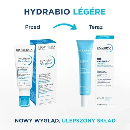 Bioderma Hydrabio Legere, легкий увлажняющий крем с гиалуронатом и ниацинамидом, 40 мл: цены и характеристики