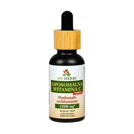 My Herbs Ліпосомальний вітамін С Форте, краплі, 30 мл: ціни та характеристики