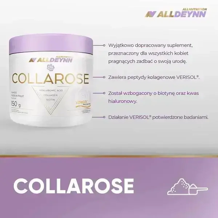 Набор из 2 упаковок Allnutrition ALLDEYNN CollaRose, порошок, вкус малины и земляники, 150 г: цены и характеристики